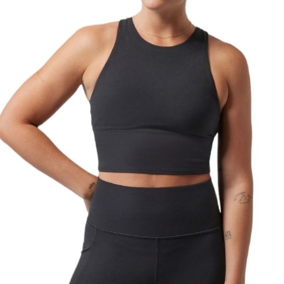 Athleta Other - Athleta Conscious Crop A-C in Black